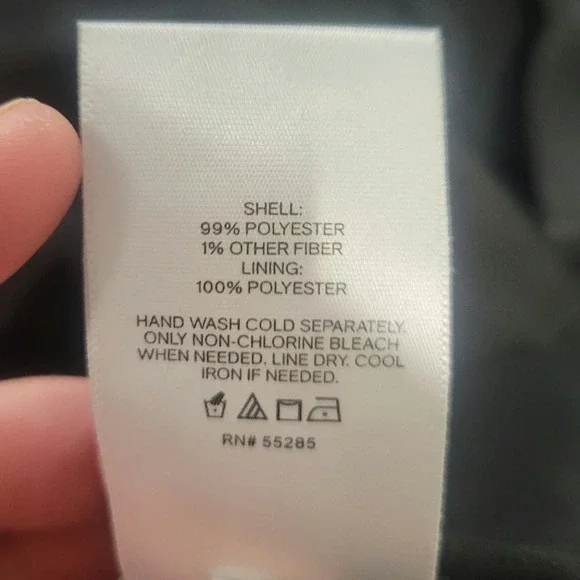 Express Textured Clip Dot Tiered Trapeze Dress in Pitch Black Size Medium. - Picture 4 of 5